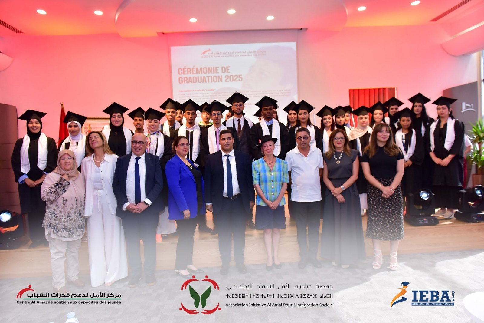 la cérémonie de remise des diplômes